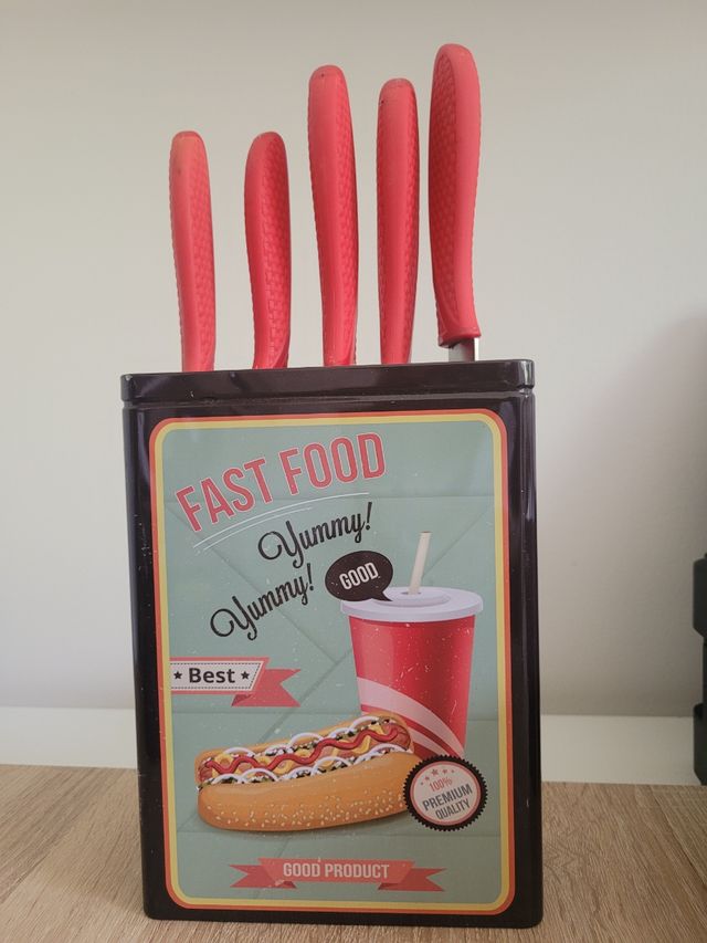 Ceppo vintage coltelli Kasanova