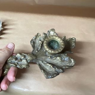 Palmatoria antigua bronce