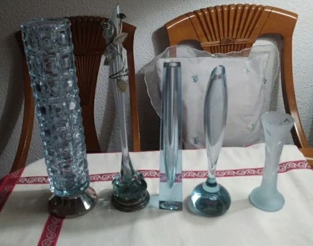 Jarrónes de cristal Alejandríta