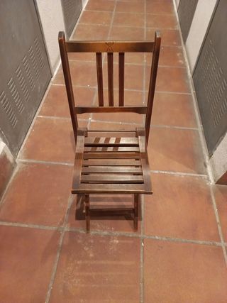 Silla plegable tamaño reducido