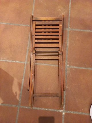 Silla plegable tamaño reducido