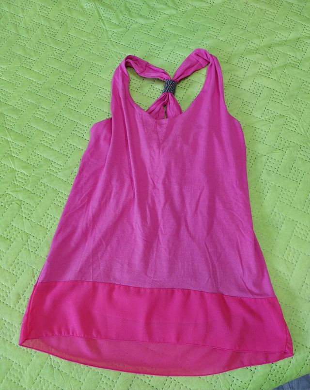 Top donna fucsia