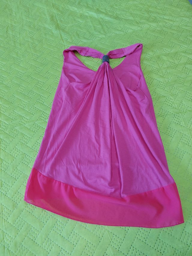 Top donna fucsia