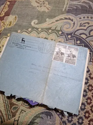 Cartas y sellos de 1959