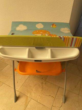 Bañera cambiador bebe