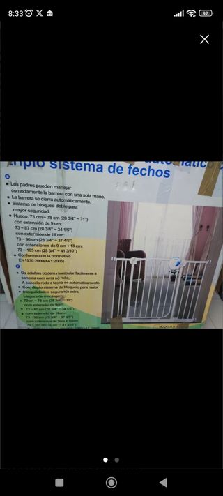 Barrera ajustable 