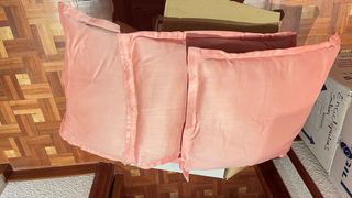 visillos  Cortinas salmon  3 cojines