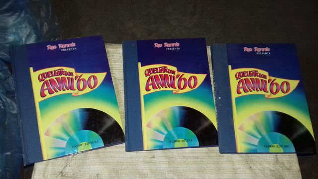 3 libri anni  musica 60