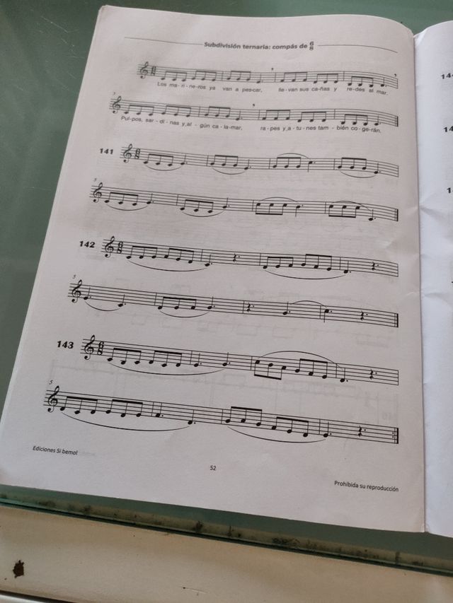 Libro de ritmo 1 Ed Si Bemol