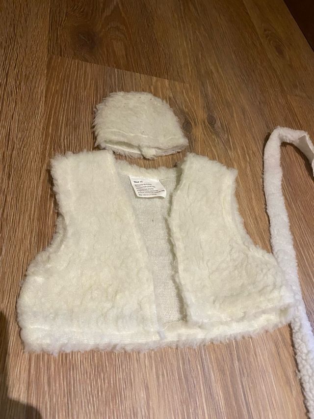 Disfraz de pastorcillo para bebé (1-2 ) 3 piezas