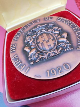 Medalla 50 Fira Mostres Barcelona 1920.