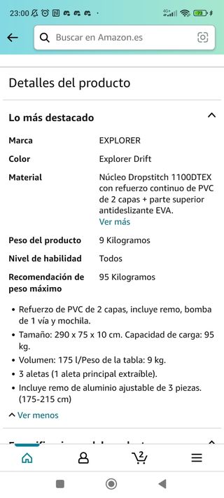 Alquiler tablas paddle surf / sup