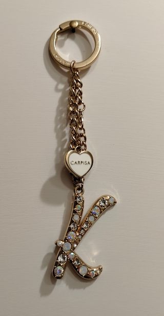 Portachiavi donna Carpisa con lettera K