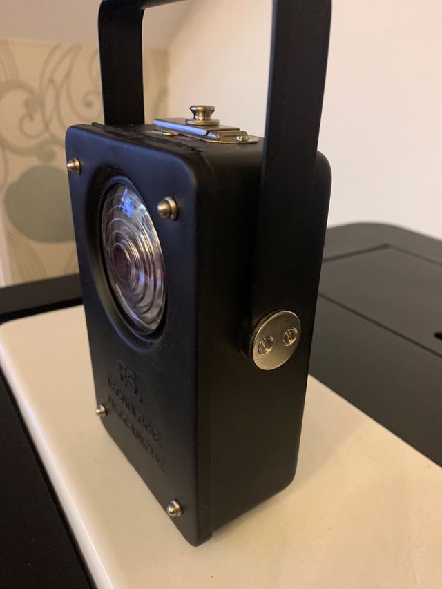 Lanterna vintage delle ferrovie da collezione