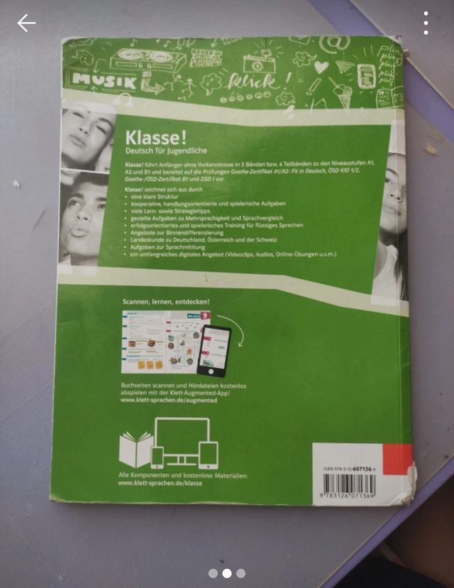 Libro alemán a2.2 klasse nuevo