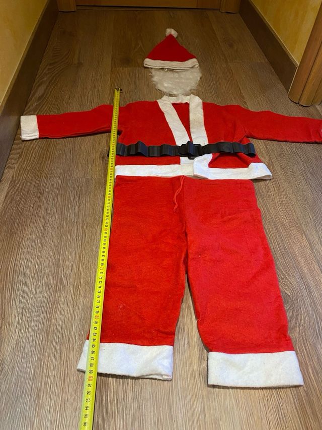 Disfraz de papa noel niños 3-4 años