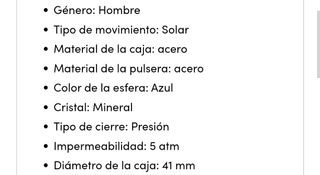 Reloj PULSAR Solar PX3021X1