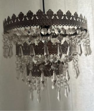 Lampara ikea plateada