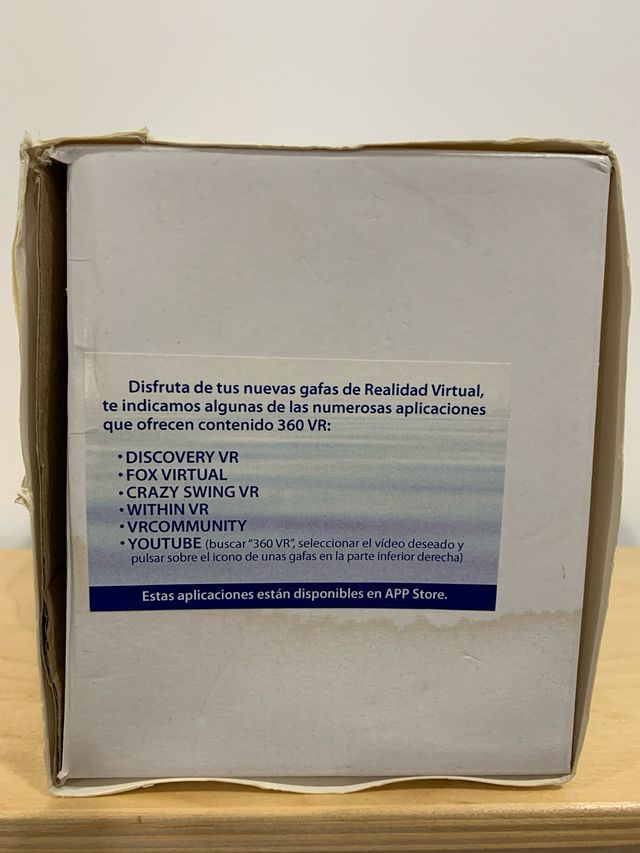 Gafas realidad virtual