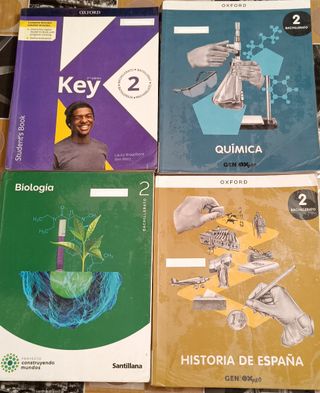 Libros segundo bachiller ciencias SSCC