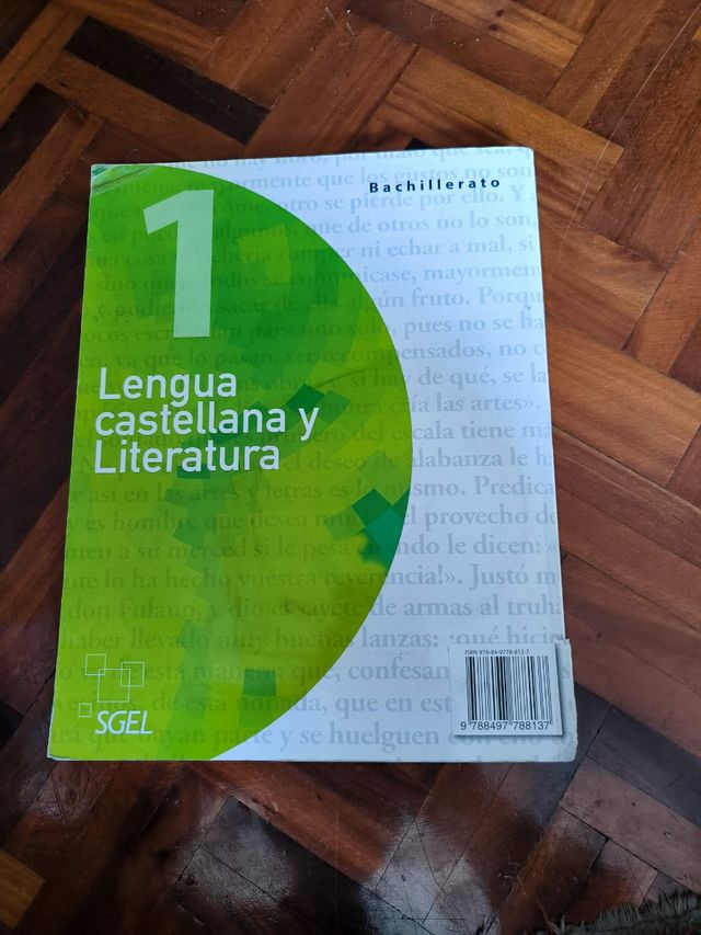 Lengua castellana SGEL 1º Bachillerato