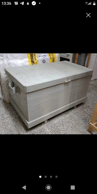 Arcón de madera para guardar cosas