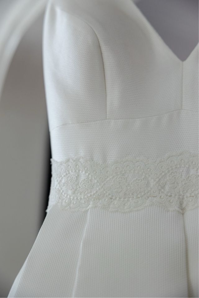 Vestido de novia y cancan