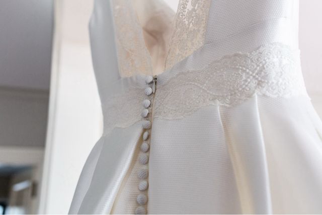 Vestido de novia y cancan