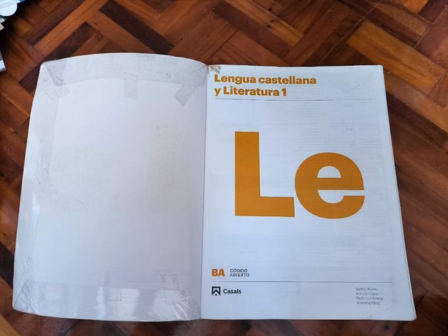 Libro Lengua y Literatura Casals 1º Bach