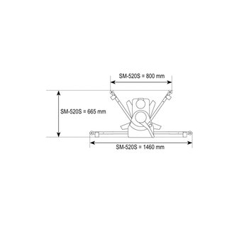 Laminadora Masa Sobremesa Sinmag SM-520S panadería