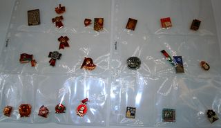 Lotto 25 rare Spille U.R.S.S. - Ex Unione Sovieti
