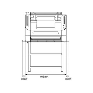 Formadora de barras Sinmag BAGUETTO con mesa rueda