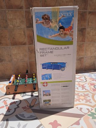 Piscina rectángular 2,20m x 1,50m