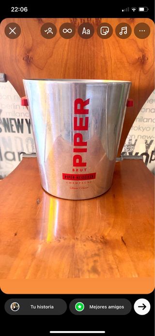 CUBITERA FRANCESA ALUMINIO VINTAGE