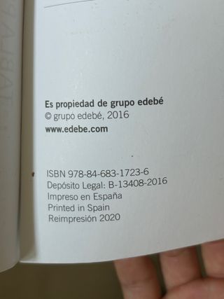 Libro de química 2 bachillerato. Edebé