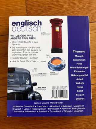 Diccionario ilustrado alemán-inglés