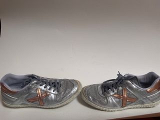 Zapatillas Gresca Munich plateadas