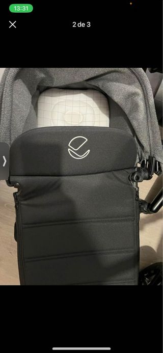 Passeggino trio JANE Muum Jet nero t34