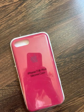 Custodia originale per Iphone 7/8 plus con logo rosso