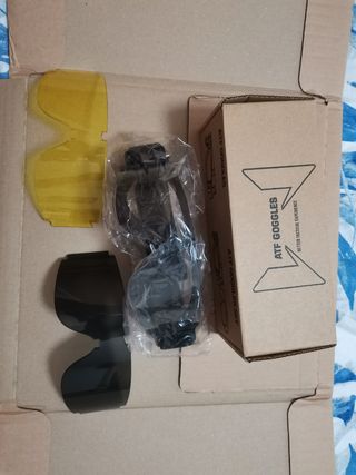 Occhiale protettivo airsoft imballato