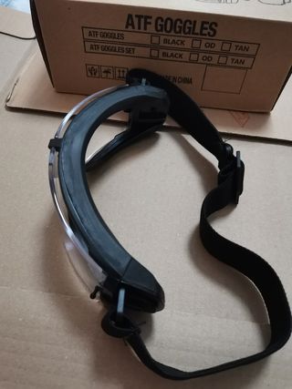 Occhiale protettivo airsoft imballato