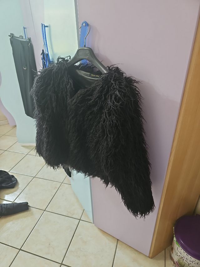 Pelliccia riccia eco  sintetica