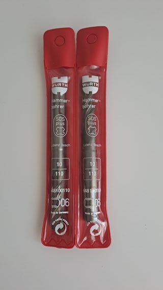 2 und. Brocas percusión SDS - PLUS Wurth d:10