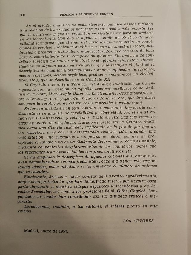 Libro Qúimica Analítica (Colecionismo)