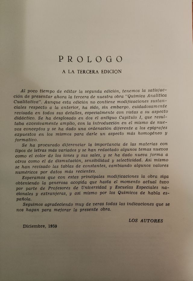 Libro Qúimica Analítica (Colecionismo)