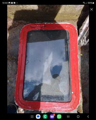 2 ventanas para embarcación de aluminio 