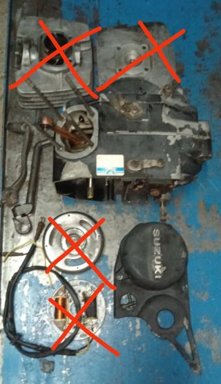 🔝MOTOR SUZUKI DR BIG 49  RIEJU RV RS
