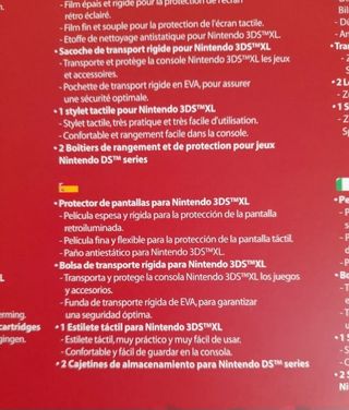 Oferta.NUEVO.Pack Funda+Accesorios 3DS XL