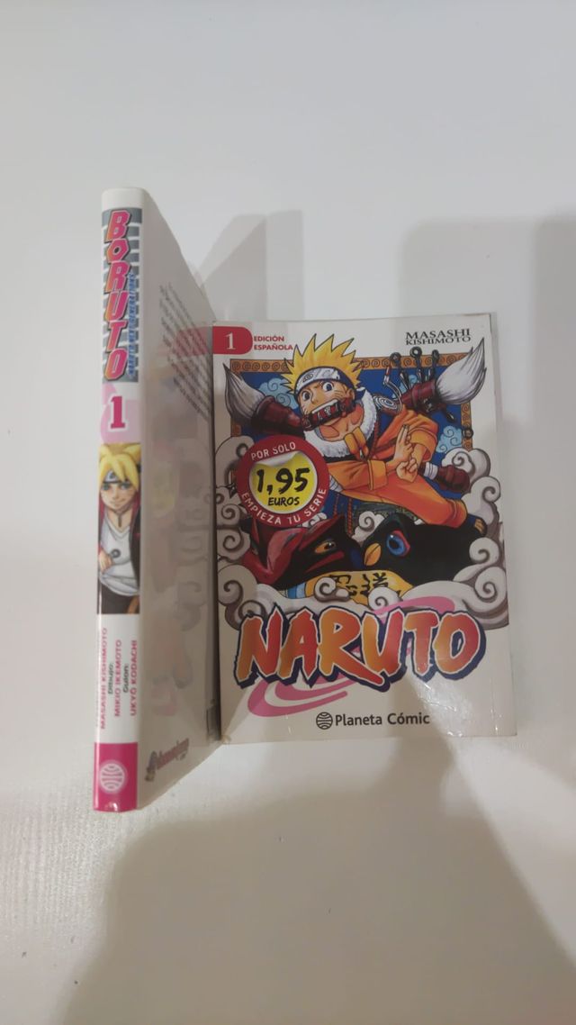 pack de Boruto Volume 1 e Naruto 1 edição