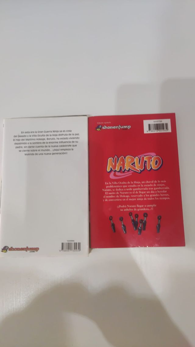 pack de Boruto Volume 1 e Naruto 1 edição